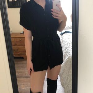 Black t-shirt dress